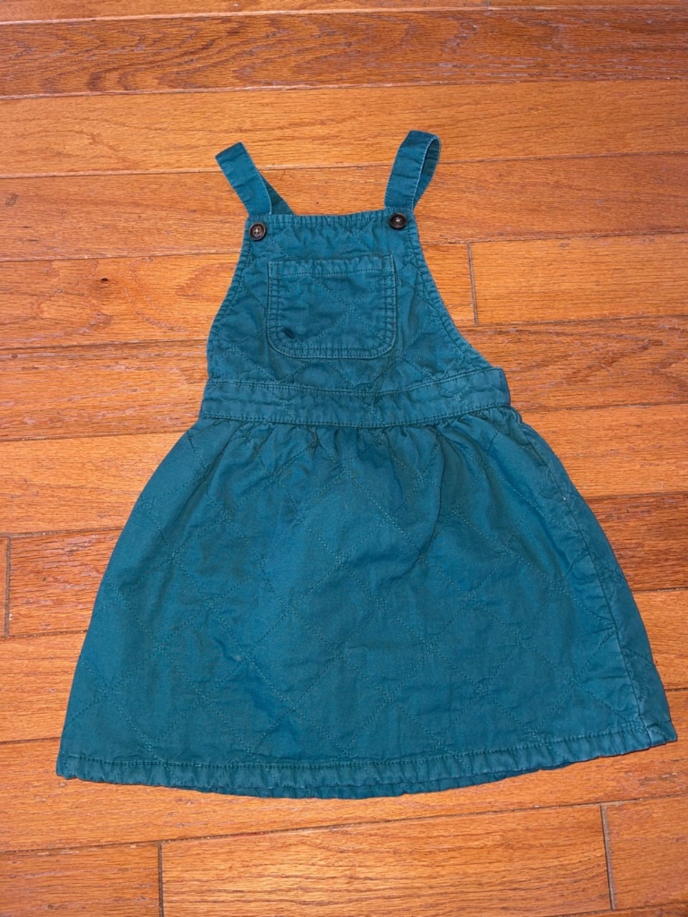 art class Teal Pinafore Dress